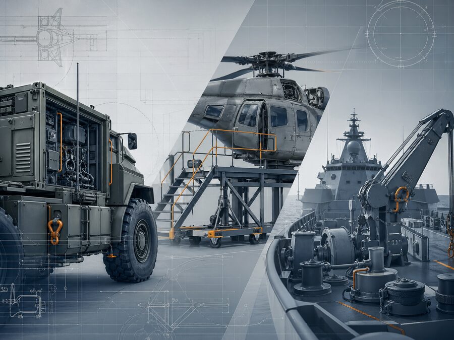 Defence: land, air and sea